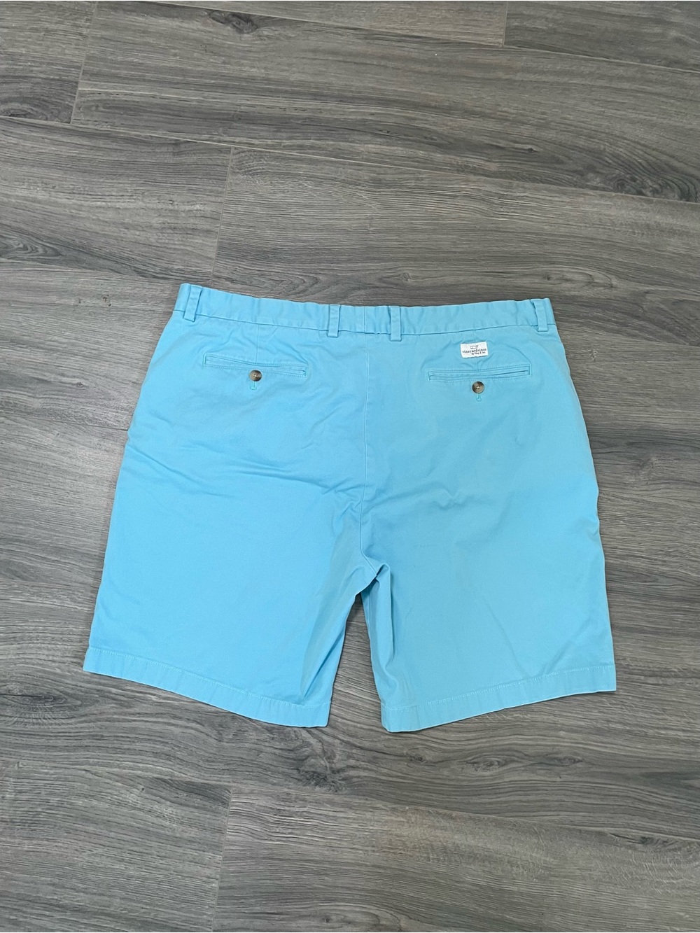 Vineyard Vines Breaker Shorts Light Blue Men’s Size 40" x 8” Chino Flat Front